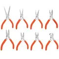 Zangenset Klein Schmuck Zangen mit Weichem Griff (8 Stk) – Drahtzange,
