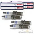4x BOSCH ZÜNDKERZE FLR8LDCU+ FÜR AUDI A4 8E 8H B6 B7 2.0 A6 4B C5 2.0