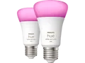 PHILIPS Hue White & Col. Amb. E27 Doppelpack 2x1100 LED Lampe Mehrfarbig