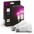 Philips Hue White & Color Ambiance LED-Lampe weiß E27 Sockel 806 Lumen Dimmbar