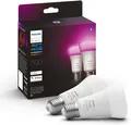 Philips Hue White & Color Ambiance E27 LED Glühbirne, 1100lm 2er Pack, alte Gen.