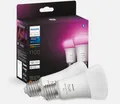 Philips Hue White & Color Ambiance E27 LED Glühbirne 2er Pack Neu & OVP