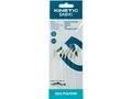 Kinetic Sabiki SilverStrike #6 Fishskin/Flash