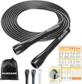 Springseil Verstellbares für Speed Skipping, PVC Springseil Erwachsene Fitness