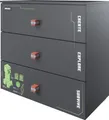Kommode PHOENIX "Minecraft Kommode", schwarz, B:80cm H:77cm T:39,5cm