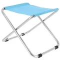 Klapphocker Fiam Chico Fiam meerblau, Designer Francesco Favagrossa, 49x45x50 cm