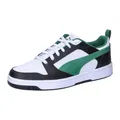PUMA Rebound V6 Low Unisex Sneaker , Puma Black Puma White Vine, 44.5 EU