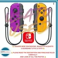 Nintendo Controller Switch 2x Joy ‑ Mit Violett Neon & Neon Orange – Geprüft