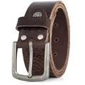 LINDENMANN Gürtel Herren Vollledergürtel aus Büffelleder 40 mm breit Jeans-Gürtel XL braun