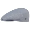 Lierys Flat Cap (1-St) Flatcap mit Schirm, Made in Italy blau 57 cm