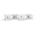 8006363021456 Bialetti Carousel - Set of 4 cups with a saucer Bialetti