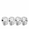 Bialetti Mokatassen Carosello 4er Set mit Untertasse Moka Tasse Espressotasse
