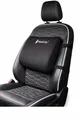 Healthfix® Ergonomisches Lendenkissen – Entwickelt mit Experten in Deutschland – Verbessert Haltung & lindert Rückenschmerzen – Lordosenstütze für Bürostuhl, Auto & Sofa (Medium (70-90 KG))