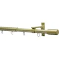 Gardinia Gardinenstangen-Set Thasos Ø 19/22 mm Ausziehbar 190-360 cm Gold