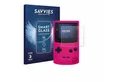 Savvies Displayschutzglas Schutzglas Panzer für Nintendo Gameboy Color, 3 Stück, Schutzfolie Display Schutz Glas Folie klar