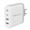 PowerLot 100W USB C Ladegerät GaN Pro 4 Port PD USB Netzteil, Schnellladegerät für MacBook Pro, Lenovo, Surface Pro, Dell XPS, Chromebook, HP, Laptop, iPad, iPhone 14 Pro Max, AirPods usw