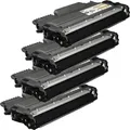 4 Kompatible Toner ersetzt Brother TN-2220 Multipack schwarz
