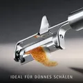 Profi Plus Edelstahl-Pendelschäler 19 cm - mit Kartoffelaugen-Ausstecher