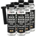 TECPO Benzin Injektor Reiniger, 300ml Additiv -Einspritzdüsen Additiv mit Ester Solution Direct Injection Speed Cleaner (6X 300ml)