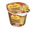 MAGGI Fertiggericht, Maggi 5 Minuten Terrine Spaghetti in cremiger Schinken Sauce 64g