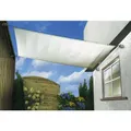 PEDDY SHIELD Sonnensegelbausatz, rechteckig, 420 x 140 cm - weiss