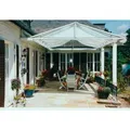 Floracord Sonnensegelbausatz Universal Hell Elfenbein 420 cm x 140 cm