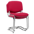 Nowy Styl Besucherstühle Iso Swing ISO SWING CHROM C29 bordeaux Stoff, 2 St.