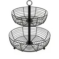 Auroni Etagere Auroni Etagere Infinite 3 oder 2 Etagen zur Präsentation, schwarz puvlerbeschichtet topaktuell Ø 29 cm x 33 cm