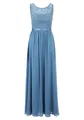 Vera Mont Damen Abendkleid, von Suddenly Princess, 8231 blau, 32 EU