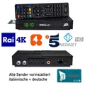 DigiQuest Ti9 Digital HD Tivusat SAT Receiver + Karte freigeschaltet Italia + DE