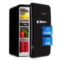 Kühlschrank 70L Mini-Kühlschrank Getränke Klein Skincare Fridge Retro Camping