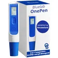 Bluelab OnePen - ein 3-in-1 Temperatur-, EC/PPM- und pH-Messgerät, blitzschnelle Messwerte - Bluetooth-Datenaustausch & In-App-Tracking - austauschbare Sonde