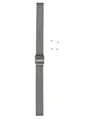 Skagen Uhrenarmband LB-456SSS Ersatzband 456SSS Edelstahl 12 mm silber