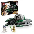 LEGO Star Wars The Clone Wars Yoda's Jedi Starfighter 75360 Star Wars Sammlerstück für Kinder mit Master Yoda Figur mit Lichtschwert Spielzeug, Geburtstagsgeschenk für 8-Jährige oder jeden Fan von The