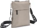 Umhängetasche "Schultertasche", Minibag, Handtasche, Crossbody Bag VEGAN, Gr. B/H/T: 23 cm x 25 cm x 4 cm, sand