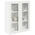 vidaXL Hängeschrank mit Speicher Weiß 80 x 31 x 100 cm Holzwerkstoff