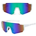 MUSELK Sport Sonnenbrille Herren Damen, Schnelle Brille Fahrradbrille Sunglasses Polarisierte Sonnenbrille für Outdooraktivitäten MTB Rennrad Radfahren Biking Ski mit UV400