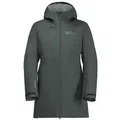 Jack Wolfskin Damen Heidelstein Winterjacke - L - slate green