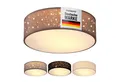 monzana Deckenleuchte, 30 cm, Sternenhimmel Rund Stoffschirm 30 cm 1-Flammig E27 Modern