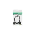 InLine HDMI Mini Superslim Kabel A an A, High Speed HDMI Cable with Ethernet, schwarz / gold, 1m (17501S)