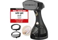Lebenlang Dampfbügeleisen Steamer Dampfglätter für Kleidung Hand Dampfbürste, 1500,00 W, Inkl. Bügelhandschuh, <30 Sekunden Aufheizen, 300ml Tank