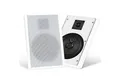 Pronomic FLS-540 WH Paar Flatpanel Wandlautsprecher Box weiß Lautsprecher 2 Wege (25 W, HiFi Flachlautsprecher, 5,25"/133 mm Woofer, 1,2"/30 mm Tweeter)