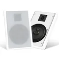 B-WARE Paar Hifi Stereo Wandlautsprecher Boxen Flatpanel Flachlautsprecher 160W