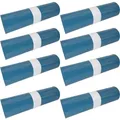 Hossi's Wholesale – 120 Liter Abfallsäcke, 8 Rollen à 25 Stück – Blaue Müllsäcke für Haus-, Garten- & Gastronomieabfälle – reißfeste Müllbeutel mit 39my Stärke (700 x 1100 mm)