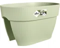 Geländer Blumenkasten Elho Vibia campana Flower Bridge Kunststoff 40 x 26 x 22 c