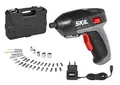 SKIL 2636 AD Akkuschrauber mit LED-Arbeitsleuchte, Bits, Bithalter, Stecknüsse, etc. im Kunststoffkoffer - F0152636AD