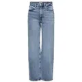 ONLY Weite Jeans Juicy (1-tlg) Plain/ohne Details blau 29