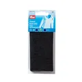 Flickstoff Köper, aufbügelbar, 12 x 45cm, schwarz, Prym 929520