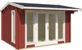 LASITA MAJA Gartenhaus JUBILEE, BxT: 370x320 cm, (Set, inkl. Fussbodenbretter zum verlegen)