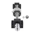 Kugelumlaufspindel Edelstahl 400mm mit Mutter + Endhalterung CNC Komponenten
